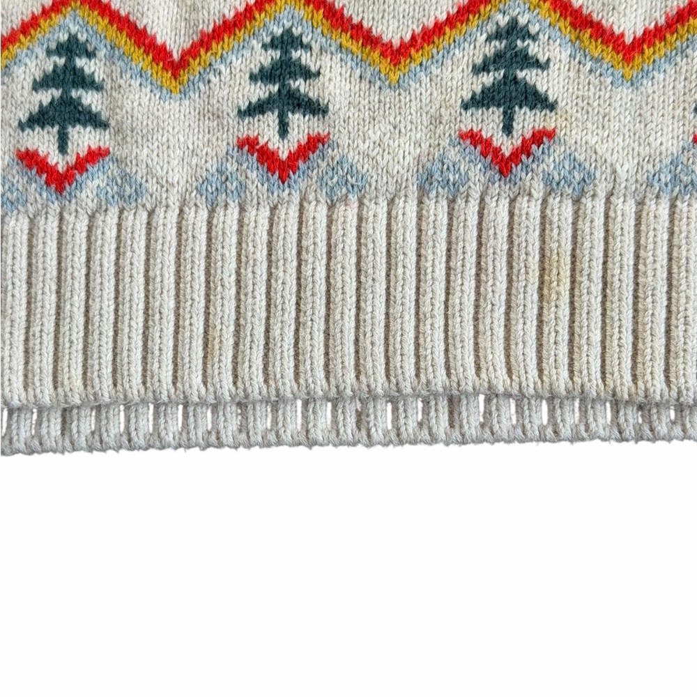 Hanna Andersson Holiday Sweater with Gnome Pattern Sz 4 - Picture 4 of 6